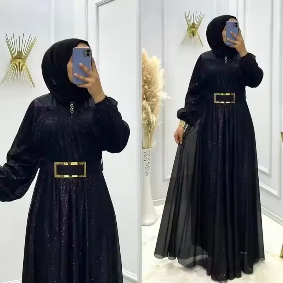 Turkish Chiffon Robe Green Latest Designs Long Abaya Muslim Dress Women
Kaftan Dubai From Islamic Clothing Ethnic Clothing