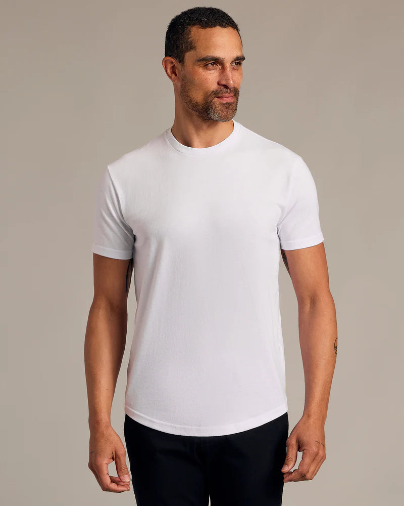 t-shirt    Short Sleeve Curved Hem Crew 3-Pack