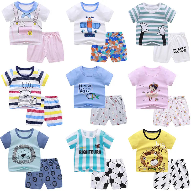 Kids Clothing Wholesale Shorts Boys Girls Suits Children's Clothing Kid Clothes 2022 Baby Clothes Clothing