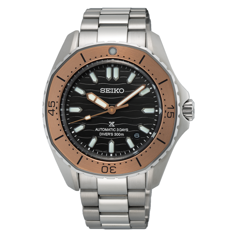 Seiko Prospex Diver’s Watch – Polygonal in Ocean grey & bronze tone