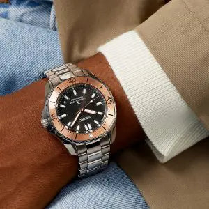 Seiko Prospex Diver’s Watch – Polygonal in Ocean grey & bronze tone